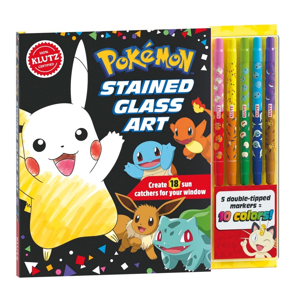KLUTZ Pokémon Stained Glass Art Craft Kit